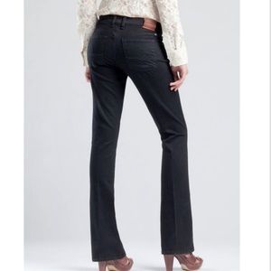 Lucky Brand Black Sophia Boot Denim Jeans Size 6